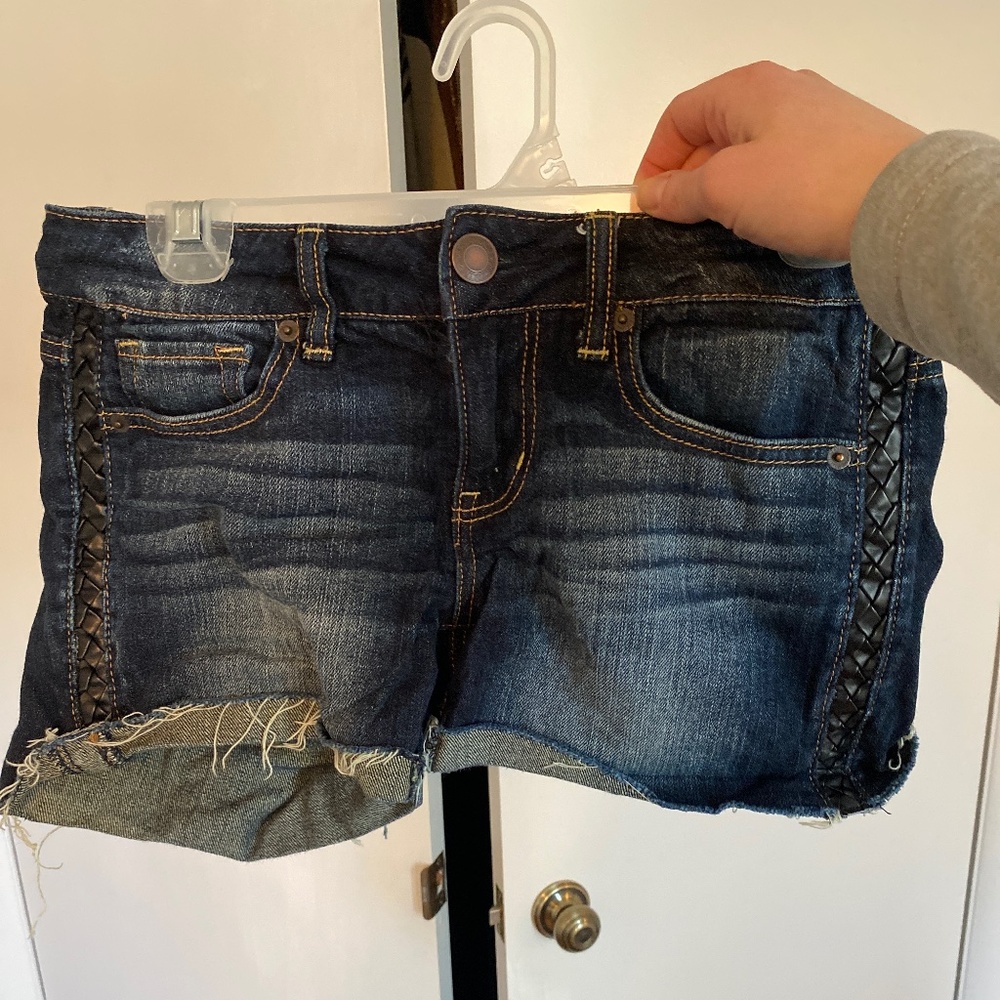 Denim shorts